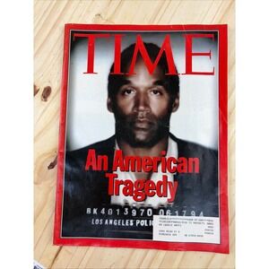 O J‎ Simpson Time Magazine American Tragedy June 1994 Issue